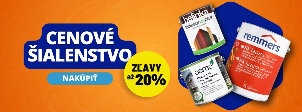 Cenové šialenstvo - zľava 20 %